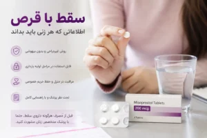 سقط با قرص؛ تصویر داروی میزوپروستول و راهنمای سقط دارویی در مراحل اولیه بارداری